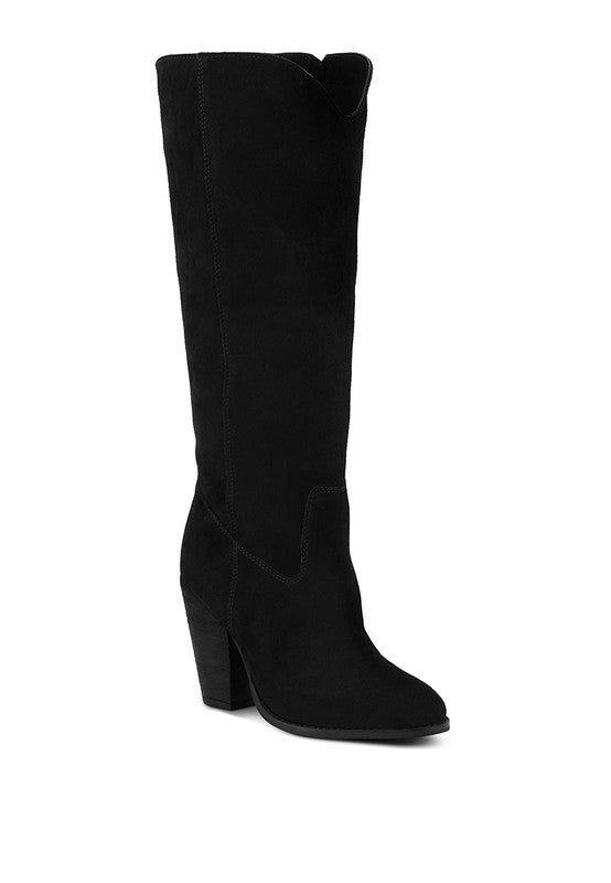 GREAT-STORM Suede Leather Calf Boots king-general-store-5710.myshopify.com