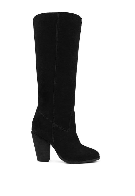 GREAT-STORM Suede Leather Calf Boots king-general-store-5710.myshopify.com