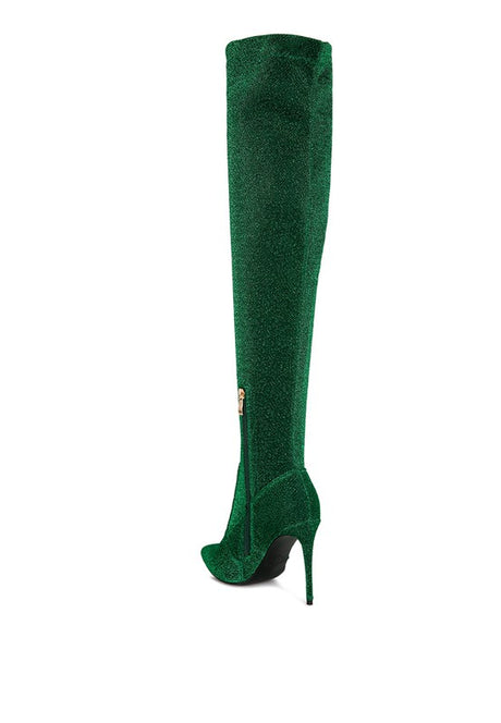 Tigerlily High Heel Knitted Long Boots king-general-store-5710.myshopify.com