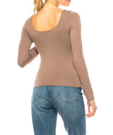 BAMBOO Long Sleeve Double Layered Top king-general-store-5710.myshopify.com