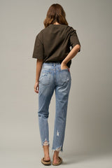 High Rise Premium Straight Jeans