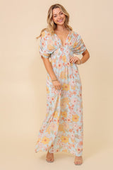 Floral Print Brunch Spring Summer Maxi Sundress