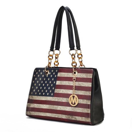MKF Collection Nevaeh Flag Women Shoulder by Mia k king-general-store-5710.myshopify.com