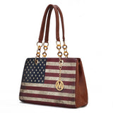 MKF Collection Nevaeh Flag Women Shoulder by Mia k king-general-store-5710.myshopify.com