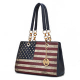 MKF Collection Nevaeh Flag Women Shoulder by Mia k king-general-store-5710.myshopify.com