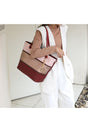 MKF Collection Vallie Color Block Tote bag by Mia king-general-store-5710.myshopify.com