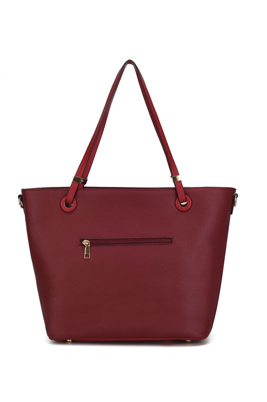 MKF Collection Vallie Color Block Tote bag by Mia king-general-store-5710.myshopify.com