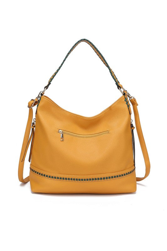 MKF Collection Blake Two-Tone Whip Shoulder by Mia king-general-store-5710.myshopify.com