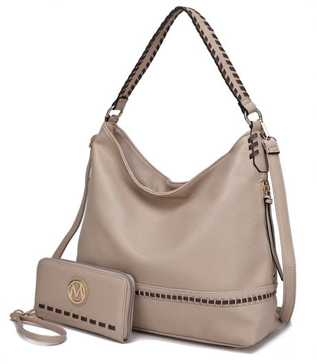 MKF Collection Blake Two-Tone Whip Shoulder by Mia king-general-store-5710.myshopify.com