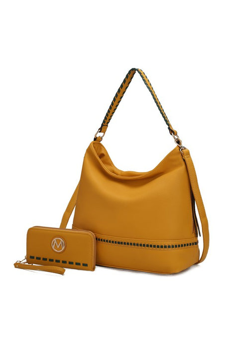 MKF Collection Blake Two-Tone Whip Shoulder by Mia king-general-store-5710.myshopify.com