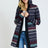 Plus Long Tribal Print Hooded Cardigan king-general-store-5710.myshopify.com