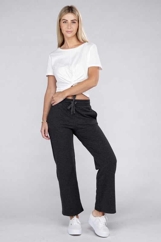 Lounge Wide Pants with Drawstrings king-general-store-5710.myshopify.com