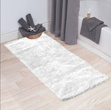 2' x 5'  Feet Reversible Soft Shag White Area Rug 2' x 5'  Feet king-general-store-5710.myshopify.com