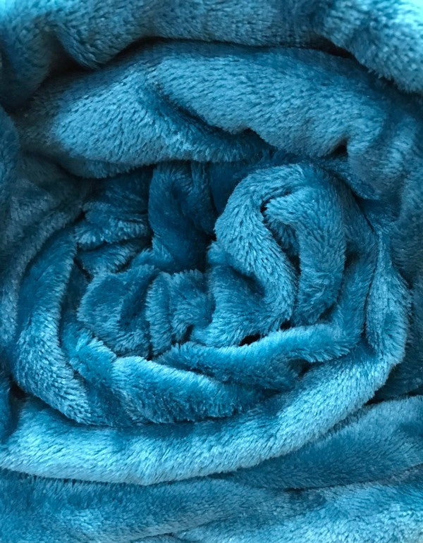 Turquoise Soft Plush Bed Throw Flannel Blanket king-general-store-5710.myshopify.com