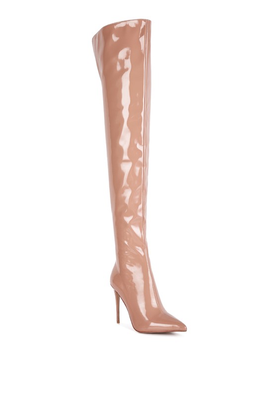 Eclectic Patent Pu Long Stiletto Boots king-general-store-5710.myshopify.com