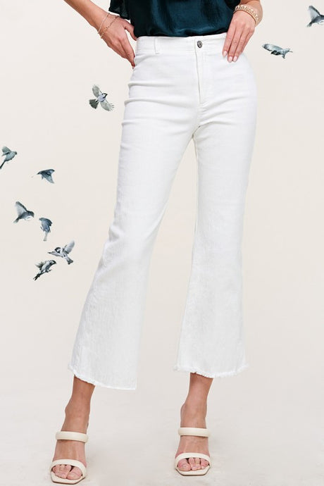 Judy High Rise Button Closure Pants