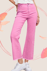 Judy High Rise Button Closure Pants