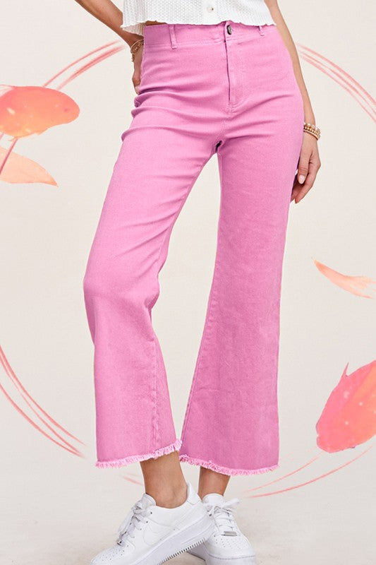 Judy High Rise Button Closure Pants