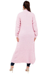 Pink Long Maxi Cardigan king-general-store-5710.myshopify.com