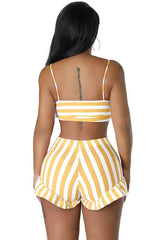Yellow Sexy Bralette Top Shorts Set king-general-store-5710.myshopify.com