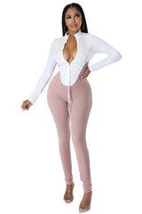 Long Sleeve Zipper Up Jumpsuit king-general-store-5710.myshopify.com