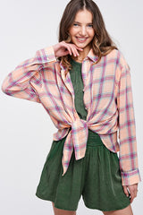 Relaxed Fit Plaid Liz Shirt