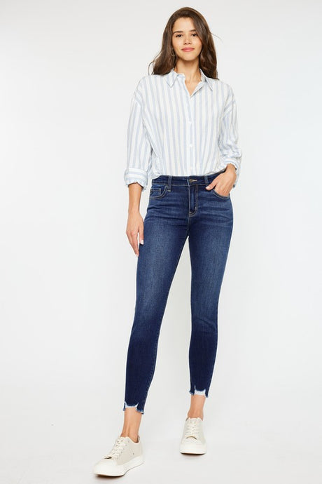 Mid RIse Ankle Skinny Jeans king-general-store-5710.myshopify.com