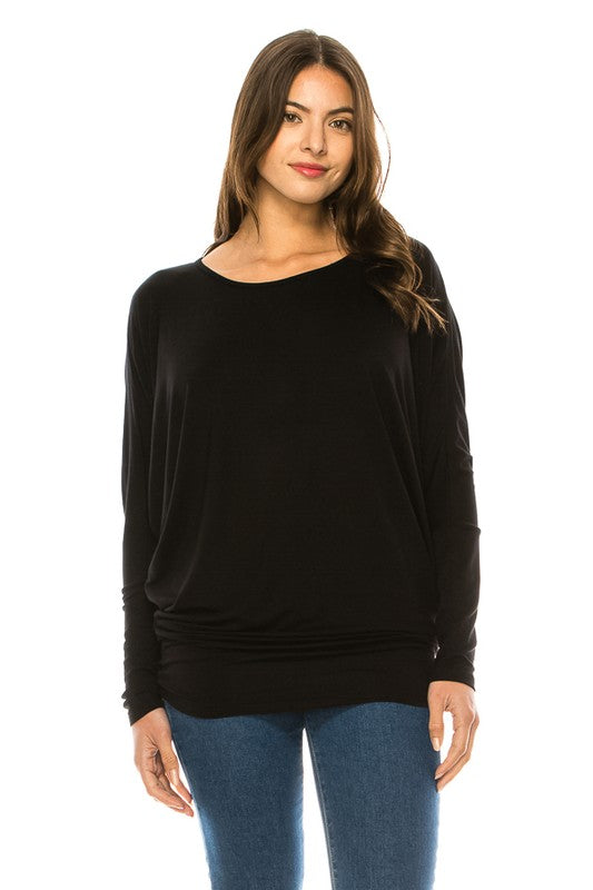 Long Sleeve Casual Round Neck Top king-general-store-5710.myshopify.com