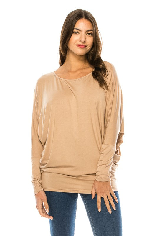 Long Sleeve Casual Round Neck Top king-general-store-5710.myshopify.com