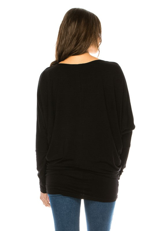 Long Sleeve Casual Round Neck Top king-general-store-5710.myshopify.com