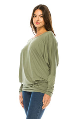 Long Sleeve Casual Round Neck Top king-general-store-5710.myshopify.com