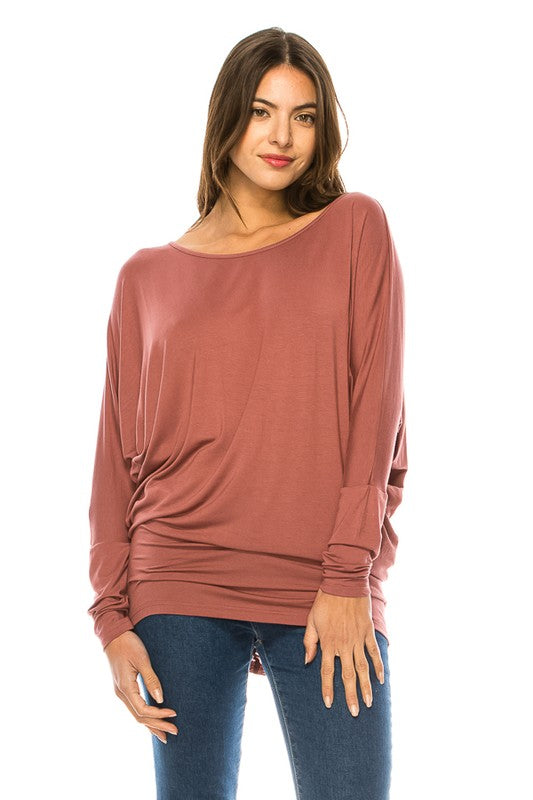 Long Sleeve Casual Round Neck Top king-general-store-5710.myshopify.com