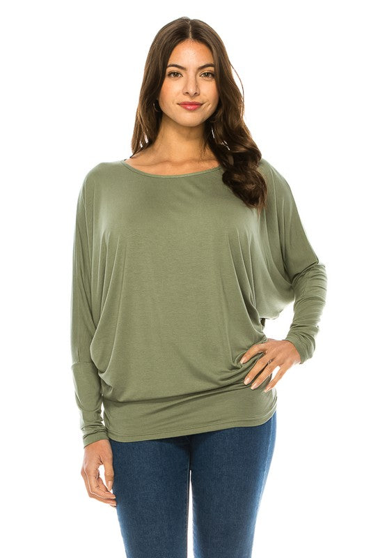 Long Sleeve Casual Round Neck Top king-general-store-5710.myshopify.com