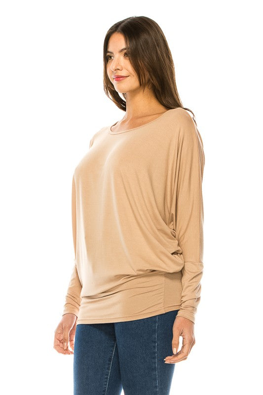 Long Sleeve Casual Round Neck Top king-general-store-5710.myshopify.com