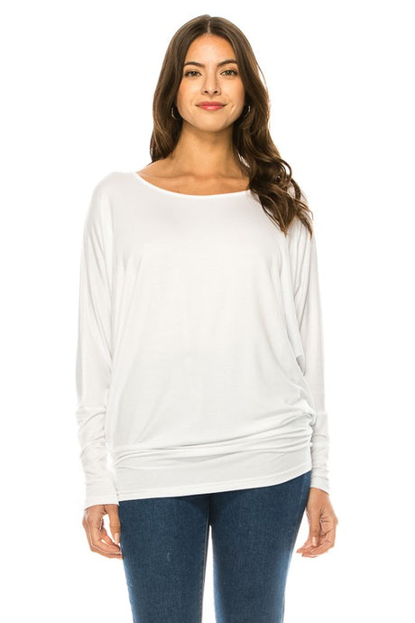 Long Sleeve Casual Round Neck Top king-general-store-5710.myshopify.com