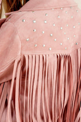 Studded Fringe Open Western Jacket king-general-store-5710.myshopify.com