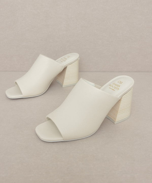 Oasis Society Kathleen - Block Heel Slides king-general-store-5710.myshopify.com