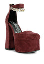 Lucky Me Block Platform Sandal With Metal Chain king-general-store-5710.myshopify.com