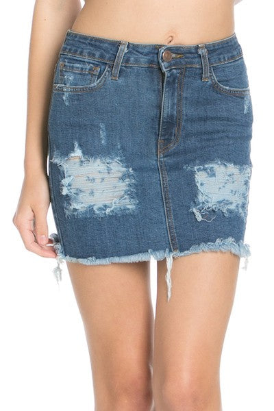 JEANS MINI SKIRTS DENIM VINTAGE SKIRST WESTERN king-general-store-5710.myshopify.com