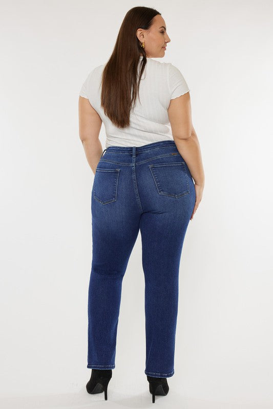 Plus Open Pack Slim Straight Jeans king-general-store-5710.myshopify.com