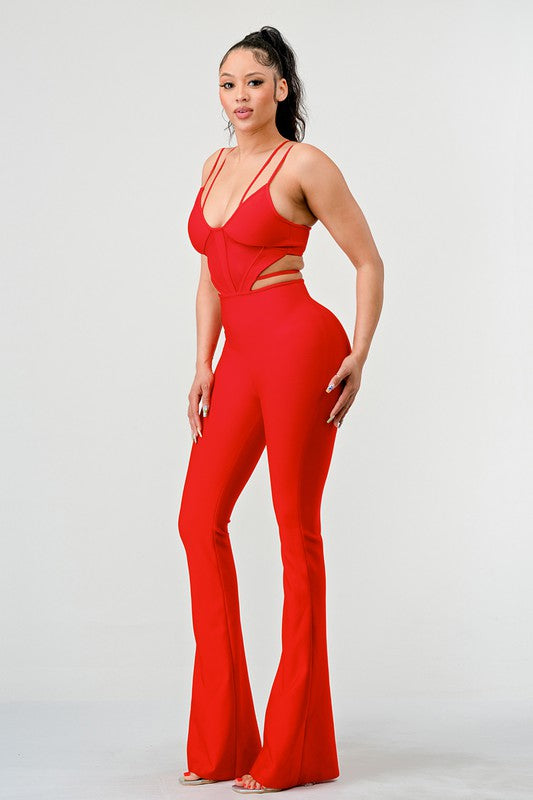 DOUBLE SPAGHETTI STRAP BODYCON JUMPSUIT king-general-store-5710.myshopify.com