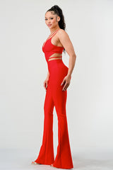 DOUBLE SPAGHETTI STRAP BODYCON JUMPSUIT king-general-store-5710.myshopify.com