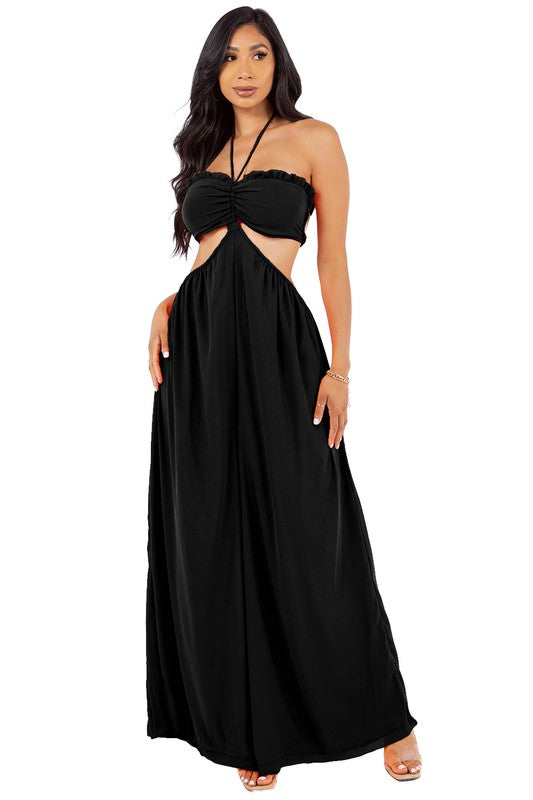 Black Bralette Top Jumpsuit king-general-store-5710.myshopify.com