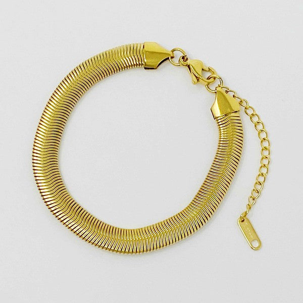 Style Staple Herringbone Chain Bracelet king-general-store-5710.myshopify.com