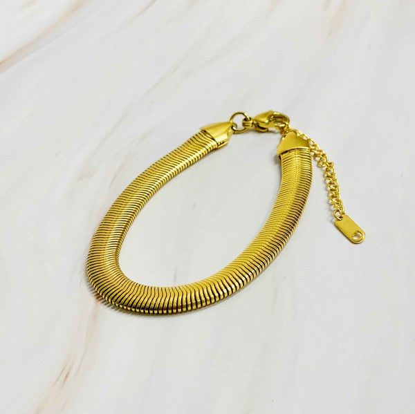 Style Staple Herringbone Chain Bracelet king-general-store-5710.myshopify.com