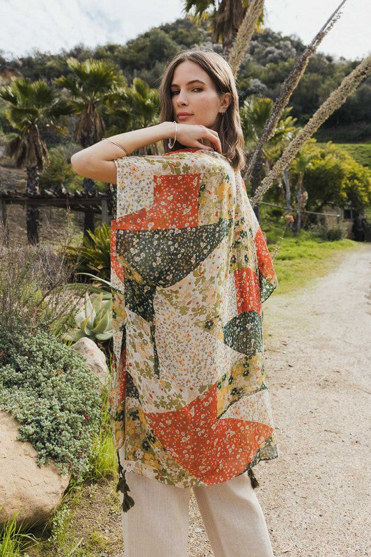 Allover Floral Print Kimono king-general-store-5710.myshopify.com