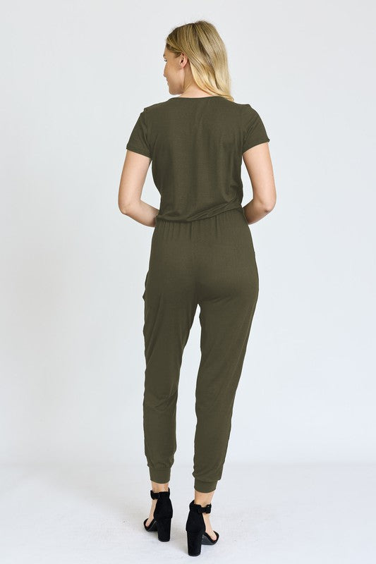 Short Sleeve Jogger Jumpsuit king-general-store-5710.myshopify.com