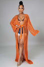 Orange Crochet Cover-Up Kimono king-general-store-5710.myshopify.com