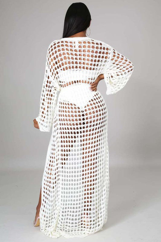 Sexy Crochet Cover-Up Kimono king-general-store-5710.myshopify.com