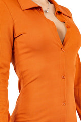 Orange Sexy Fashion Party Maxi Bodycon Dress king-general-store-5710.myshopify.com